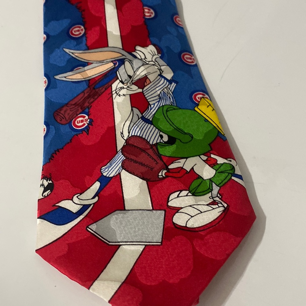 Bugs Bunny Cubs Baseball Tie
